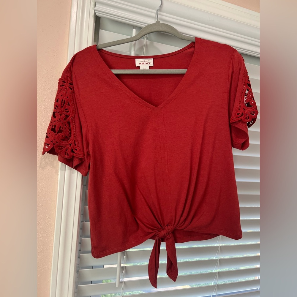 Copper Red Ariat Top